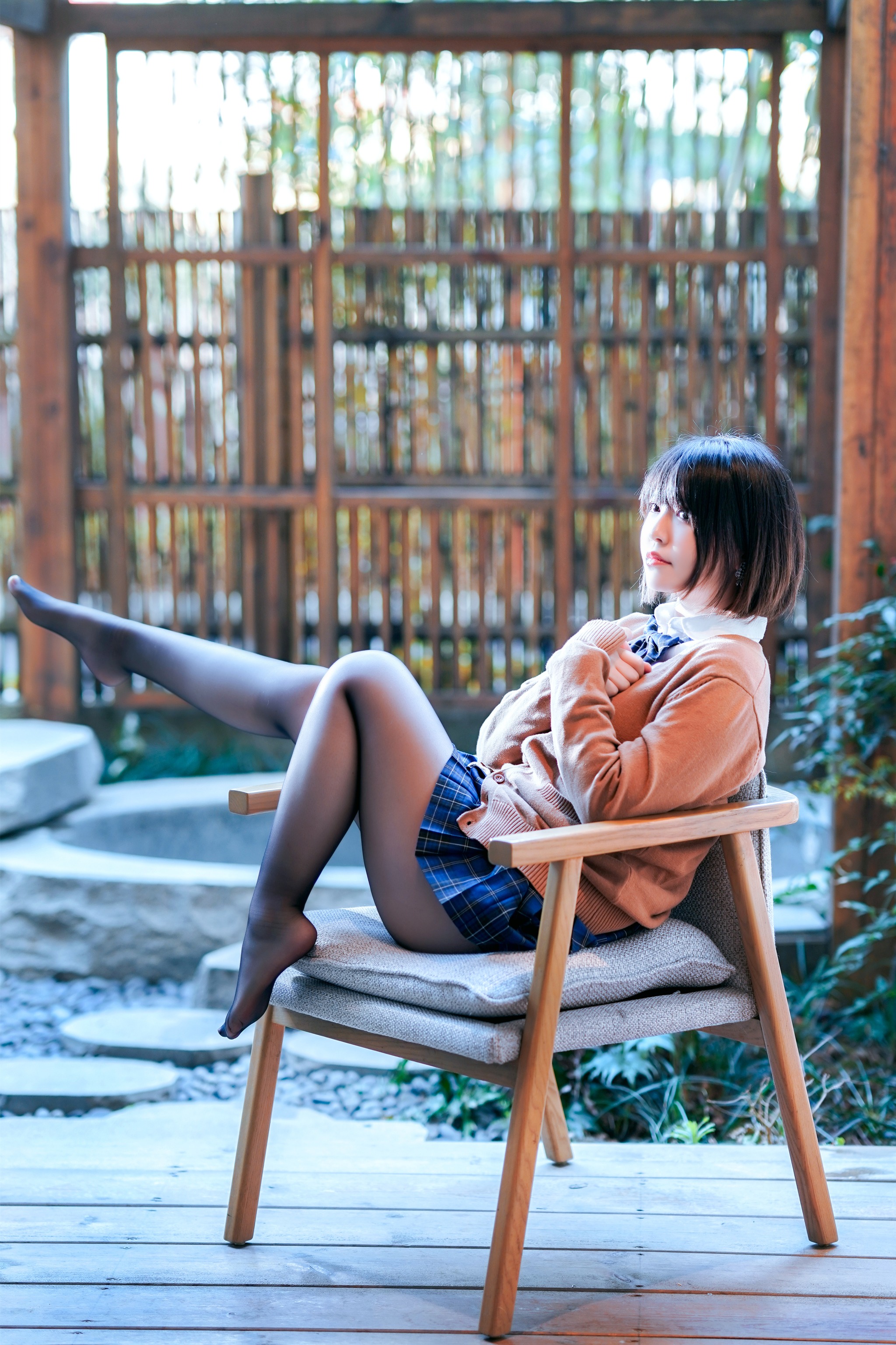 图片[1]-半半子 – NO.064 彼女の制服 [58P]-XikXak